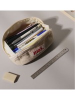 韓國Masmarulez - Hapoom pencil cosmetic pouch_Beige